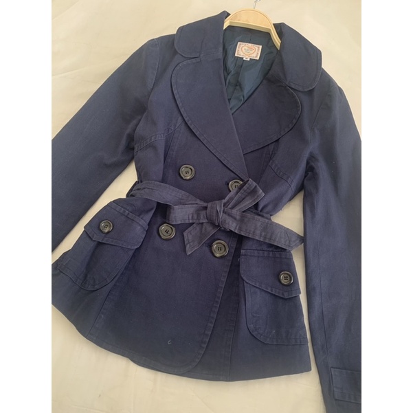 Áo khoác măng tô blazer nữ B332 2hand Hàn si tuyển ảnh thật