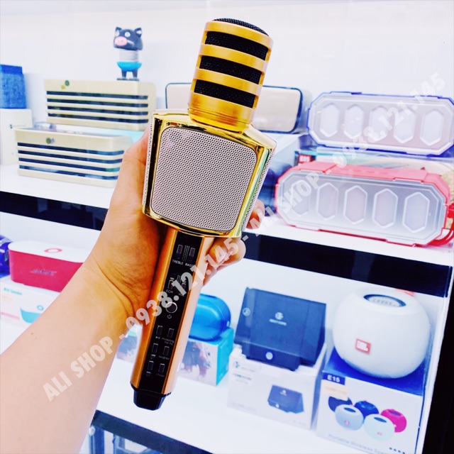 [Mã ELORDER5 giảm 10K đơn 20K] Micro Karaoke SD-17 Mic Hút Nhạc To Bluetooth 3.0