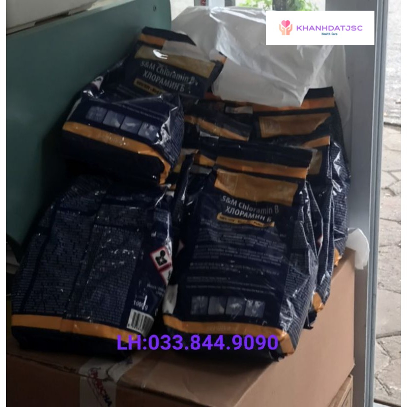 Cloramin B Tiệp túi 1kg - Sát khuẩn, khử trùng và diệt khuẩn