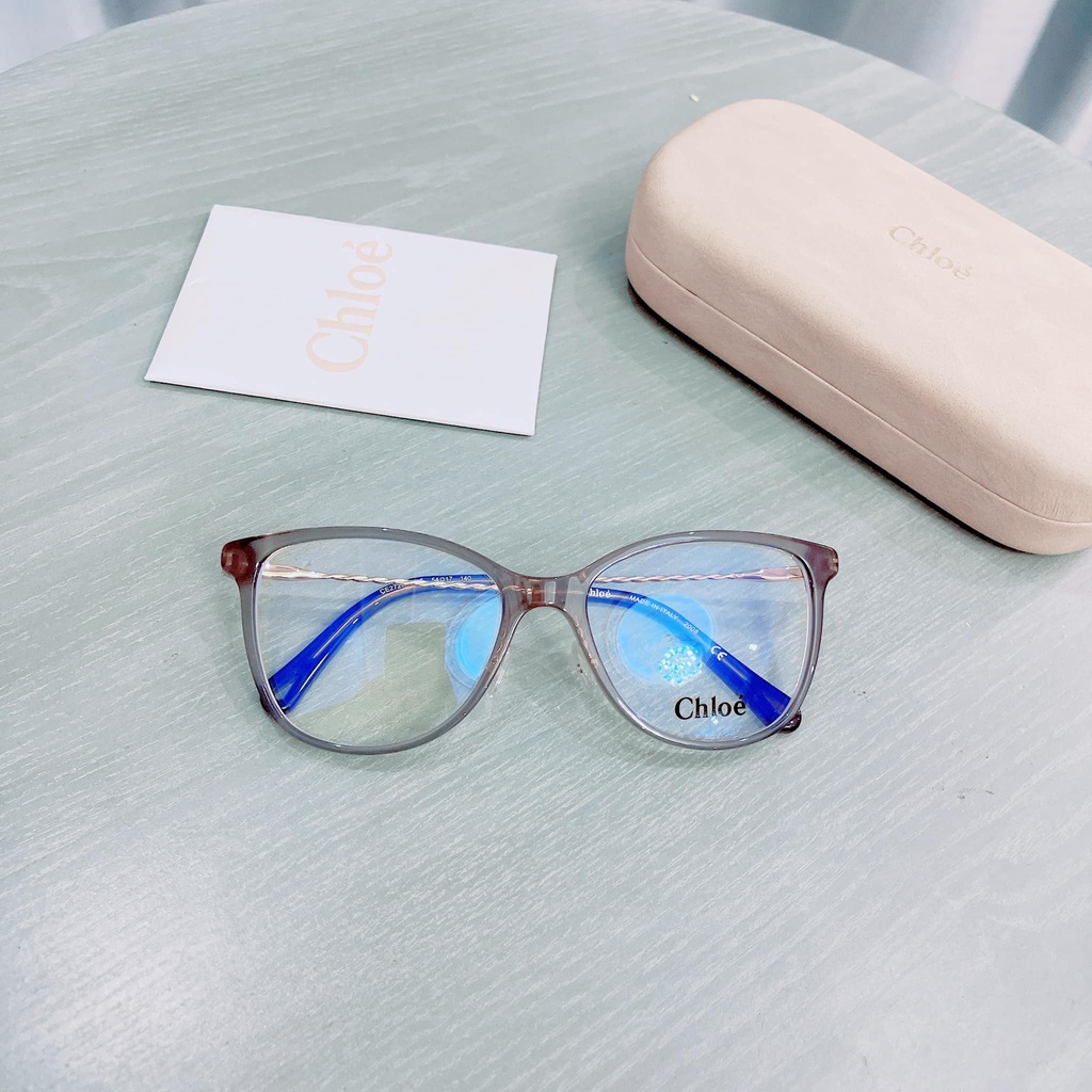 Gọng cận nữ Chloe viền ghi xám CE2727 - Made in Italy