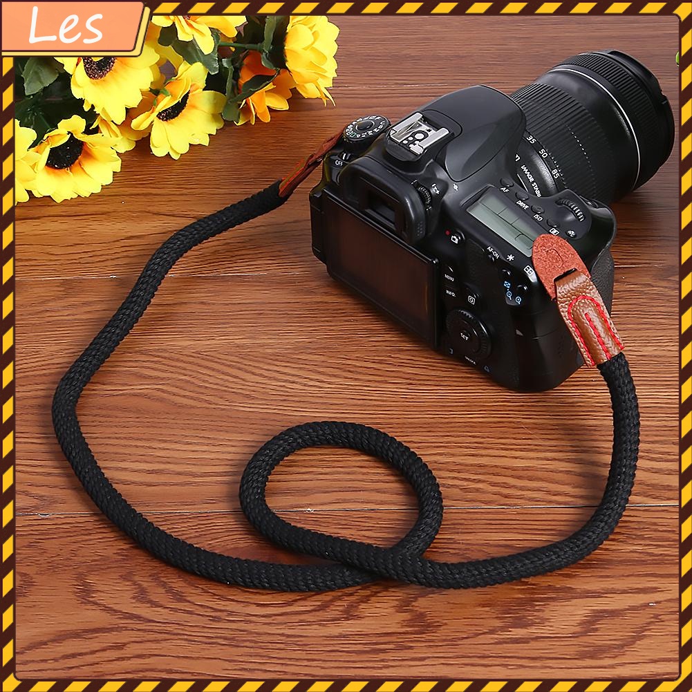 Dây đeo vai/đeo cổ bằng cotton thoáng khí 100cm dành cho máy ảnh