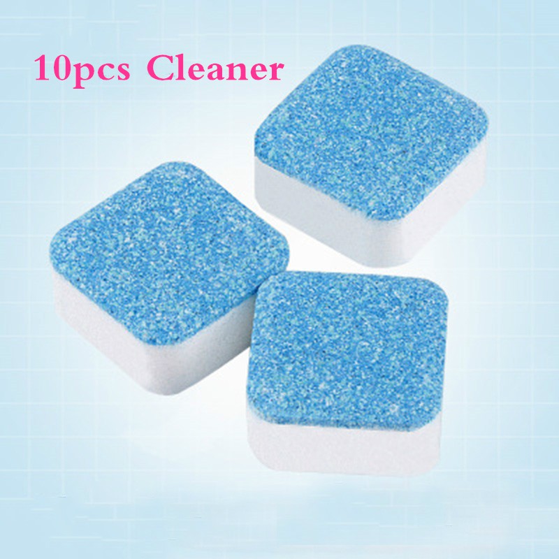 Set 4 quả bóng giặt /10 viên sủi vệ sinh máy giặt tiện dụng