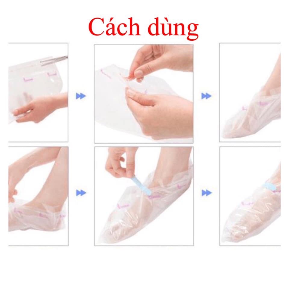 Túi ủ chân tẩy tế bào chết To-plan Foot Care Pack Lavender Nhật