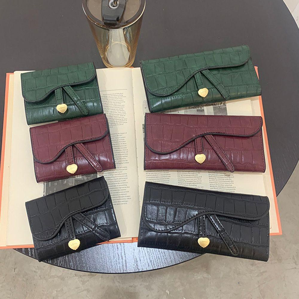 Ví Ngắn Cầm Tay Nhiều Ngăn Thiết Kế Đơn Giản Thời Trang