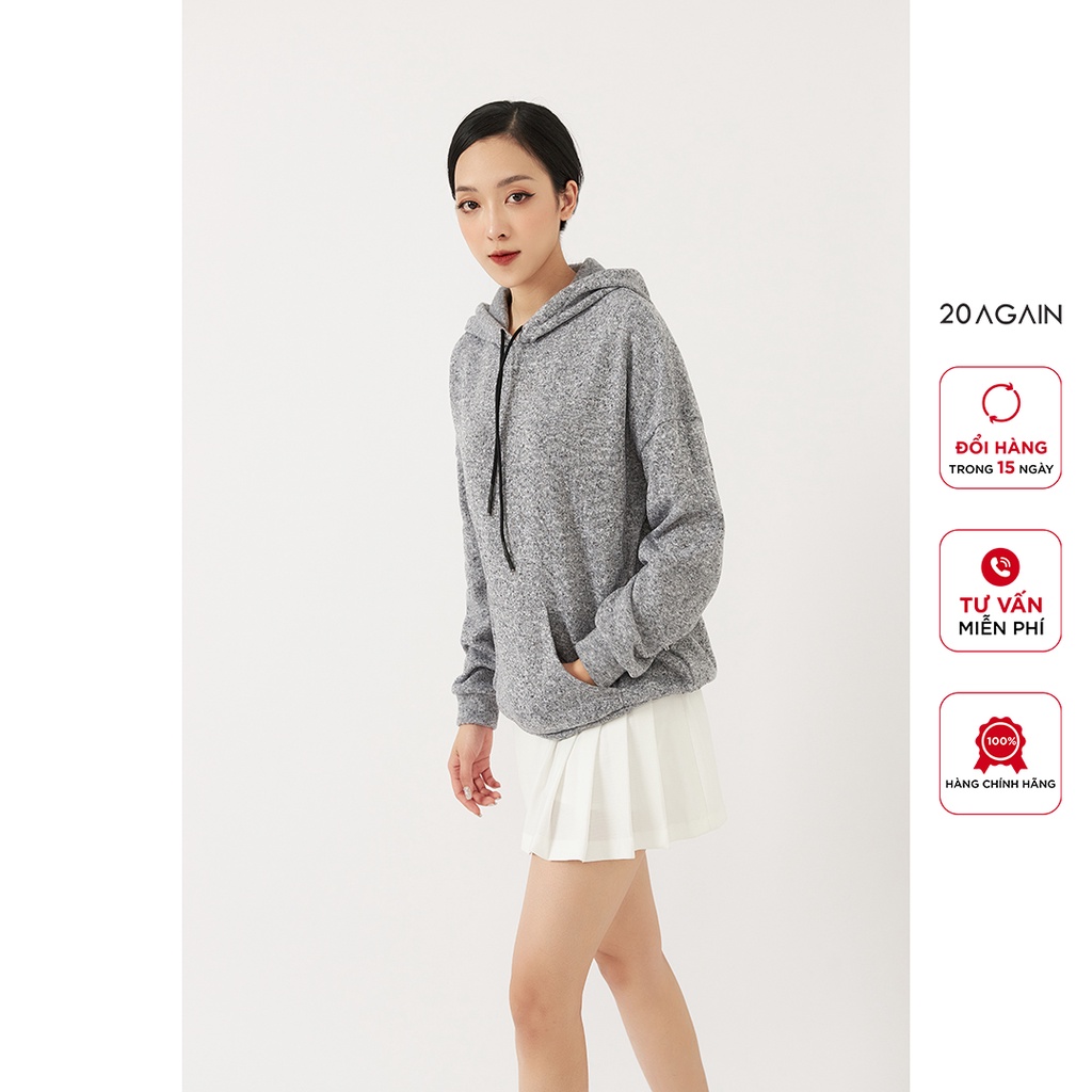 Áo hoodie nữ dài tay 20AGAIN, phong cách ulzzang, chất nỉ dày dặn ATA2172 | WebRaoVat - webraovat.net.vn