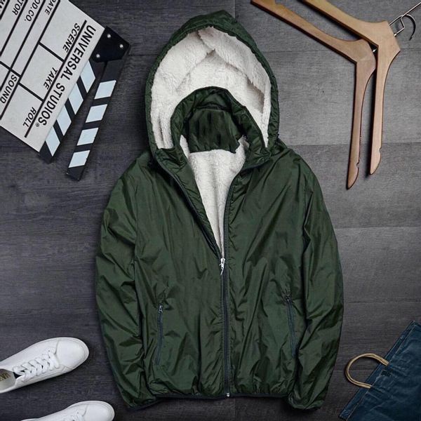 Áo khoác dù lót long nam  Model Fashion siêu ấp có nón cao cấp AKDL325