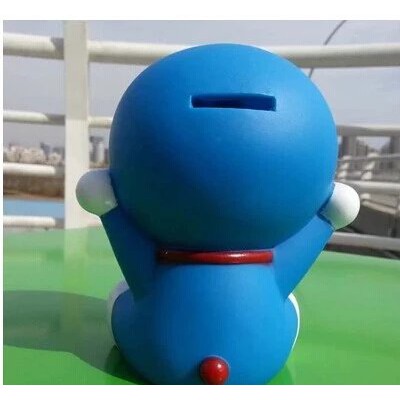 Ống Đựng Tiền Tiết Kiệm Hình Mèo Máy Doraemon 13cm