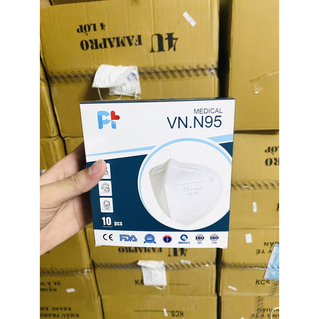 Khẩu trang PM 2.5 FAMAPRO (Tiêu Chuẩn Xuất khẩu BFE ≥95%) Hộp 10 cái | BigBuy360 - bigbuy360.vn
