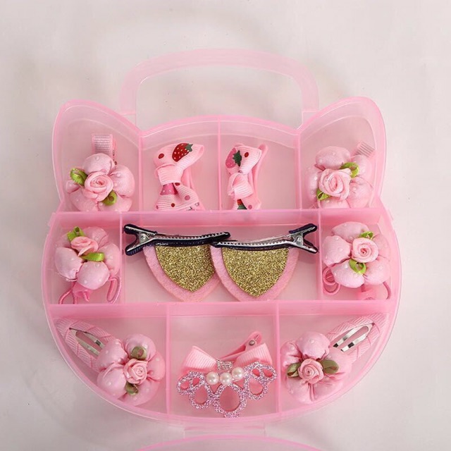 Bộ Đồ Dây Buộc Tóc Cho Bé- Set Dây Buộc Tóc Hình Hello Kitty