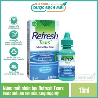 Nước nhỏ mắt refresh nhân tạo lens cận rohto chăm sóc sức khỏe mắt giảm