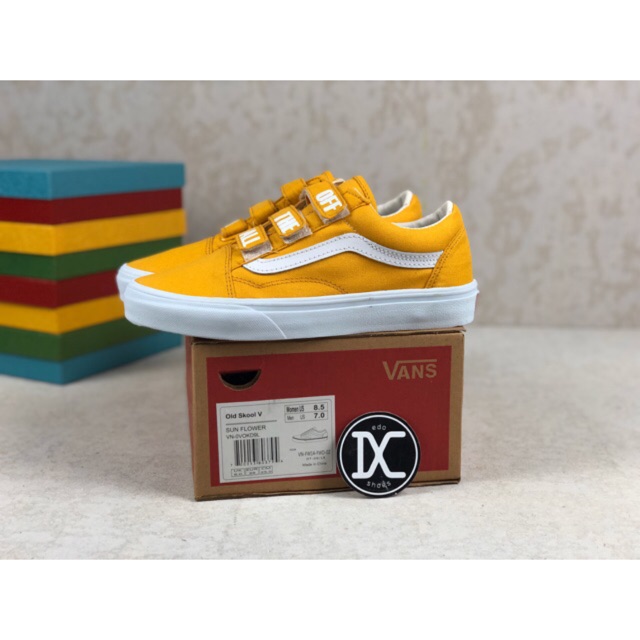 Giày Vans Oldskool Vellcro Off The Wall 100% Cao Cấp