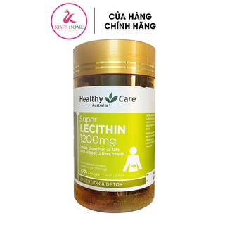 Mầm đậu nành Healthy Care Super Lecithin 1200mg - Úc