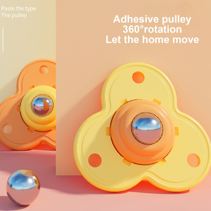 Set 4 Bánh Xe Ròng Rọc Xoay 360 Độ Chuyên Dụng° Bánh Xe Ròng Rọc Bằng Thép Không Gỉ Có Thể Xoay Được Tiện Dụng