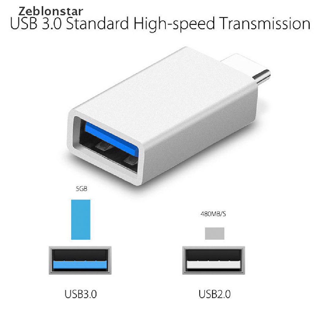 Bộ chuyển đổi type C sang USB-A 3.0 cổng nhận OTG USB C 3.1 dành cho Mac Nexus 5X 6P