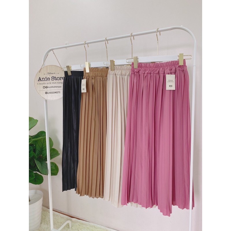 Chân Váy Xếp Ly Dài, Váy Nữ Dập Ly Dài Dáng Hàn [FREESHIP]Cạp Cao Nên Tôn Dáng Dã Man,Kiểu Dáng Xếp Ly Thần Thánh ANIEST | BigBuy360 - bigbuy360.vn