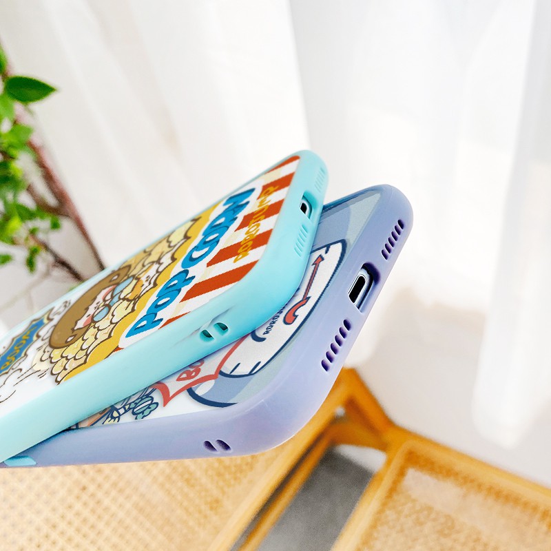 Ốp lưng iphone Roro Snack nhám viền nổi cong 5/5s/6/6plus/6s/6splus/7/7plus/8/8plus/x/xr/xs/11/12/pro/max/plus/promax | BigBuy360 - bigbuy360.vn