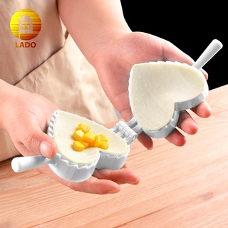 Khuôn làm bánh xếp, sủi cảo, quai vạc nhựa cao cấp hình trái tim