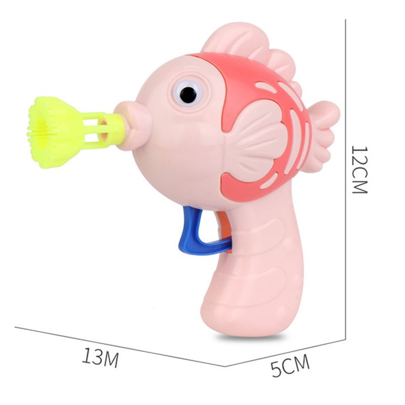 Đồ chơi thổi bong bóng xà phòng hình chú cá dễ thương cho bé