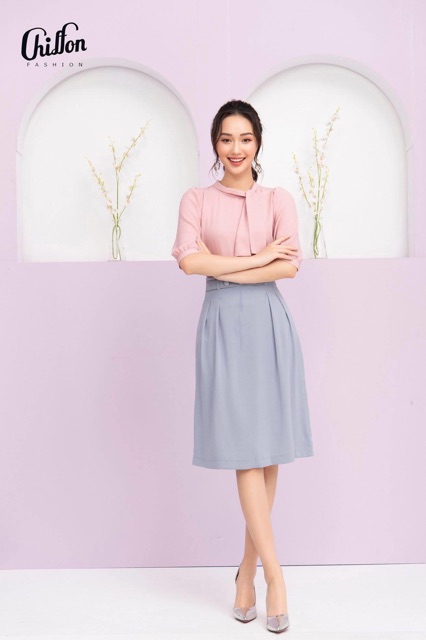 Chân váy công sở dáng dài sang chảnh, chân váy công sở | BigBuy360 - bigbuy360.vn
