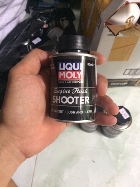 Phụ Gia Súc Rửa Động Cơ Liqui Moly Motorbike Engine Flush Shooter 7901 - 80ml Made in Germany