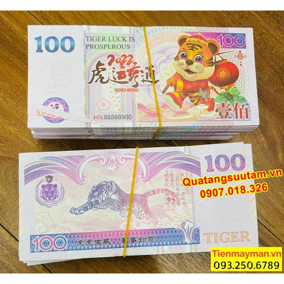 [RƯỚC LỘC] (50 tờ) Tờ tiền lì xì hình hổ Đài Loan lì xì năm Nhâm Dần tài lộc cùng bao lì xì siêu kute, Quà Tết 2022