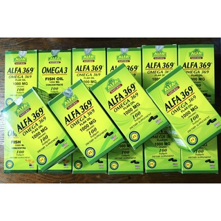 Alfa omega 369 viên uống bổ mắt, bổ não hộp 100 viên