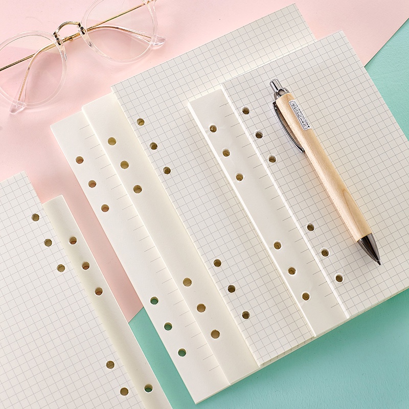 Ruột sổ còng giấy refill B5 A4 A5 sổ planner bullet journal