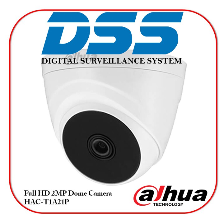 Camera HDCVI Dome 2MP Full HD 1080P Dahua DH-HAC-T1A21P chính hãng DSS Việt Nam