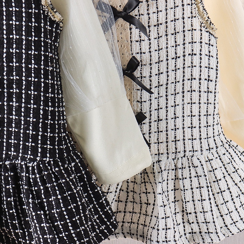 Bộ ÁO Cổ Lọ + Chân VáY Xinh XắN Cho Bé GáI (0-4 TuổI