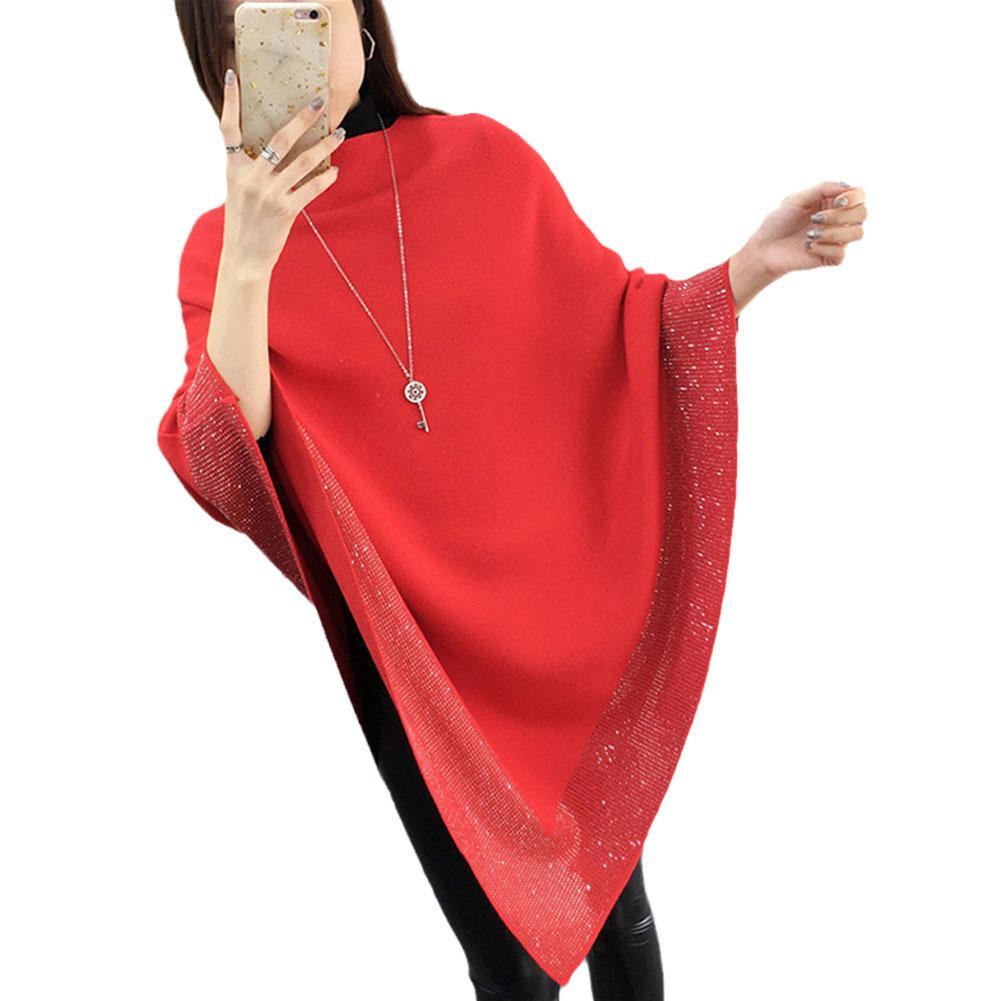 Khăn choàng len thêu họa tiết đính ngọc trai sang trọng có tua rua O1Z4 B7R1