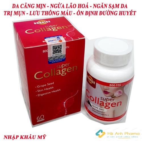 Collagen Viên uống Super Collagen viên uống đẹp da mờ nám chống lão hóa nhập khẩu chính hãng Mỹ | BigBuy360 - bigbuy360.vn