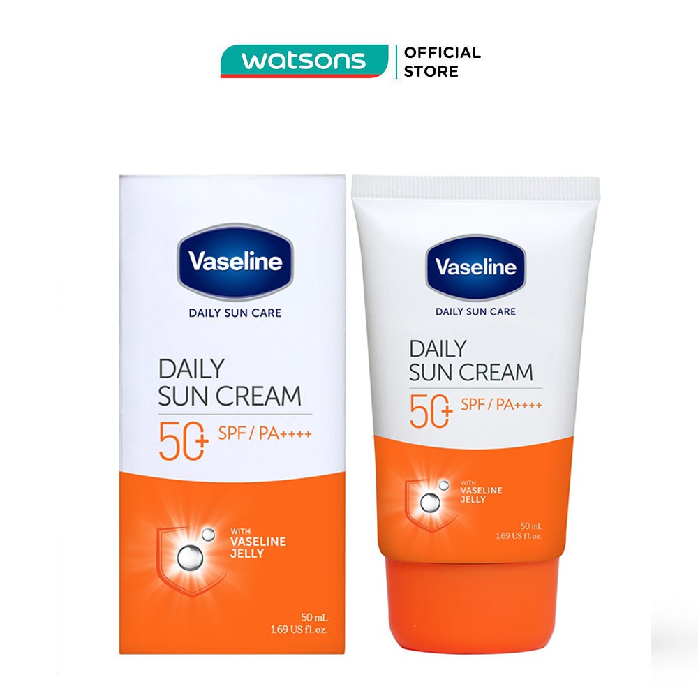 Kem Chống Nắng Vaseline Daily Sun Cream 50+ SPF/ PA+++ 50ml