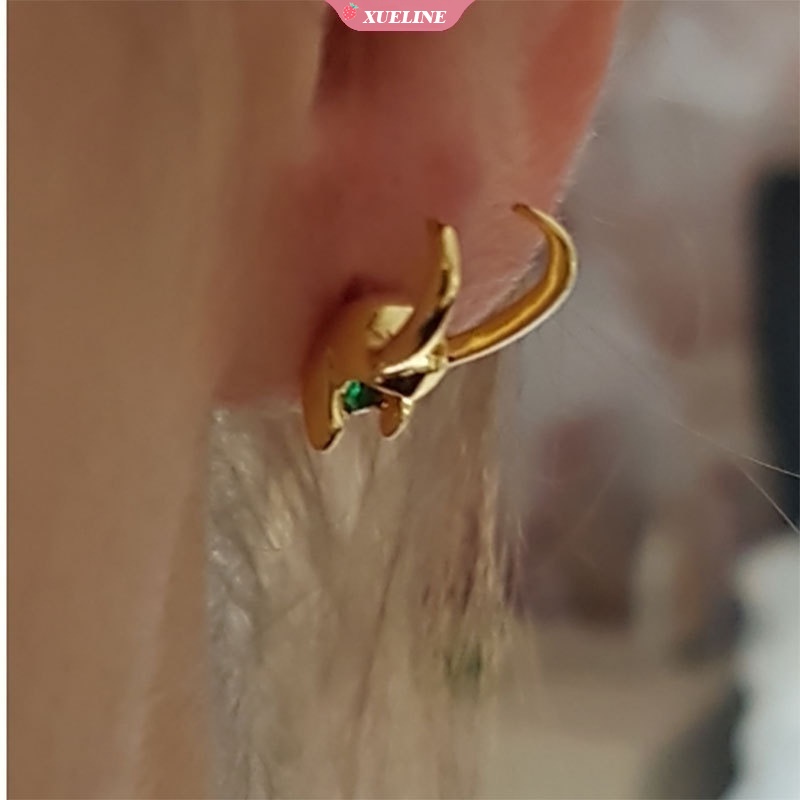 Bộ 2 Khuyên Tai Mạ Bạc 925 Hình Nón Bảo Hiểm Loki