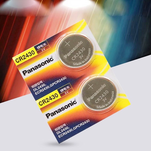 [LOẠI 1] Pin cúc áo CR2430 chính hãng Panasonic, pin remote 2430 Lithium 3V - Vỉ 1 viên