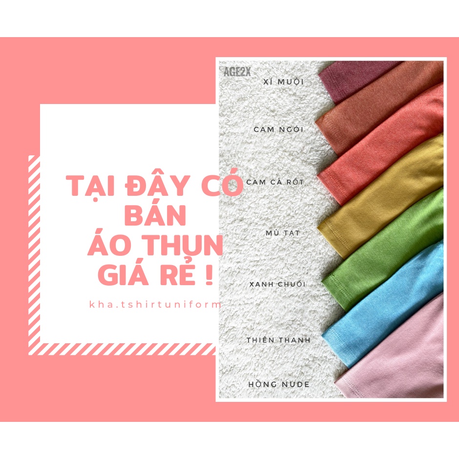 Áo Thun Age2x - Phom Unisex Phù Hợp Cả Nam Và Nữ - Hàng VNXK Chất Lượng Cao [ Chuyên Sỉ&Lẻ SLL ]