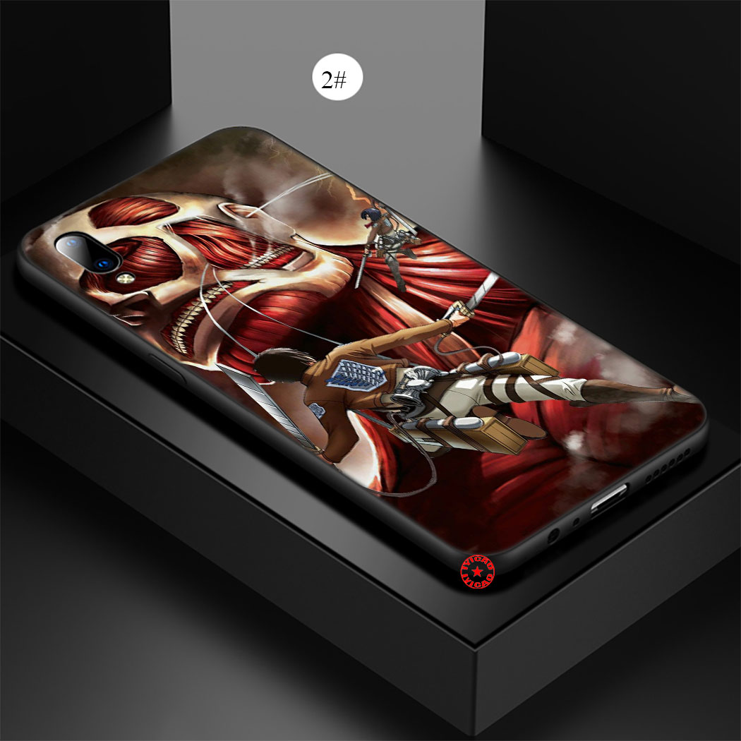 Ốp Lưng Điện Thoại Hình Anime Attack On Titan Dành Cho Xiaomi Redmi Note 5 6 7 Pro 4x Cp6