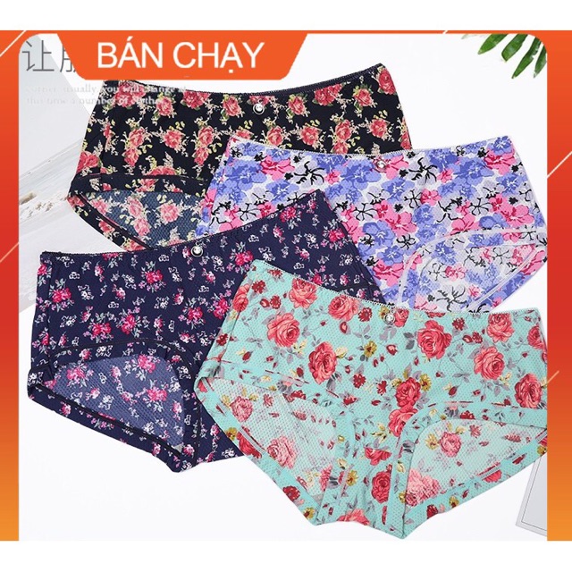 10 quần lót điều hoà siêu mát cạp thấp99.03 &lt;53kg vừa
