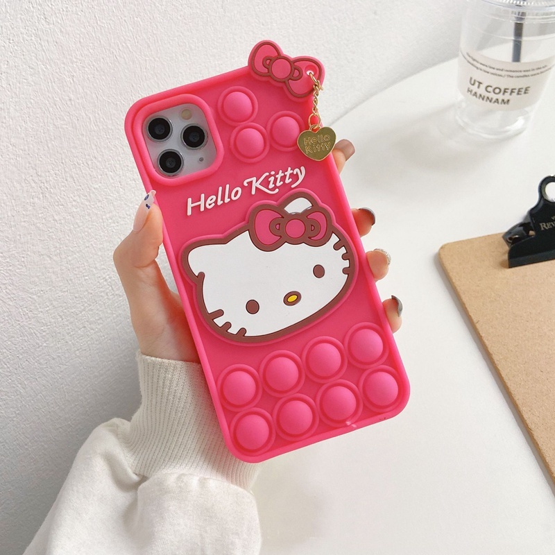 Ốp điện thoại mềm in hình Hello Kitty hoạt hình cho Samsung A72 A52 A32 4G A12 M12 A52s