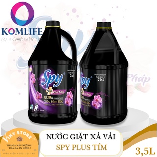 Nước giặt xả SPY PLUS tím [ dung tích 3500ml ]