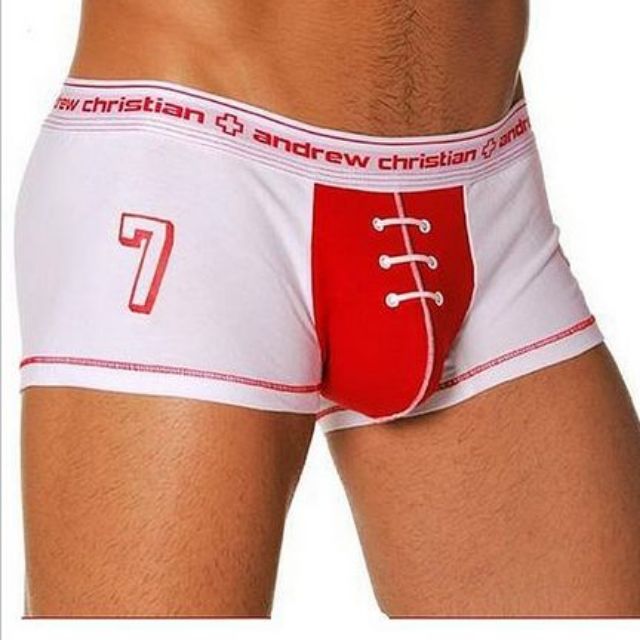 Quần boxer Andew trắng phối màu