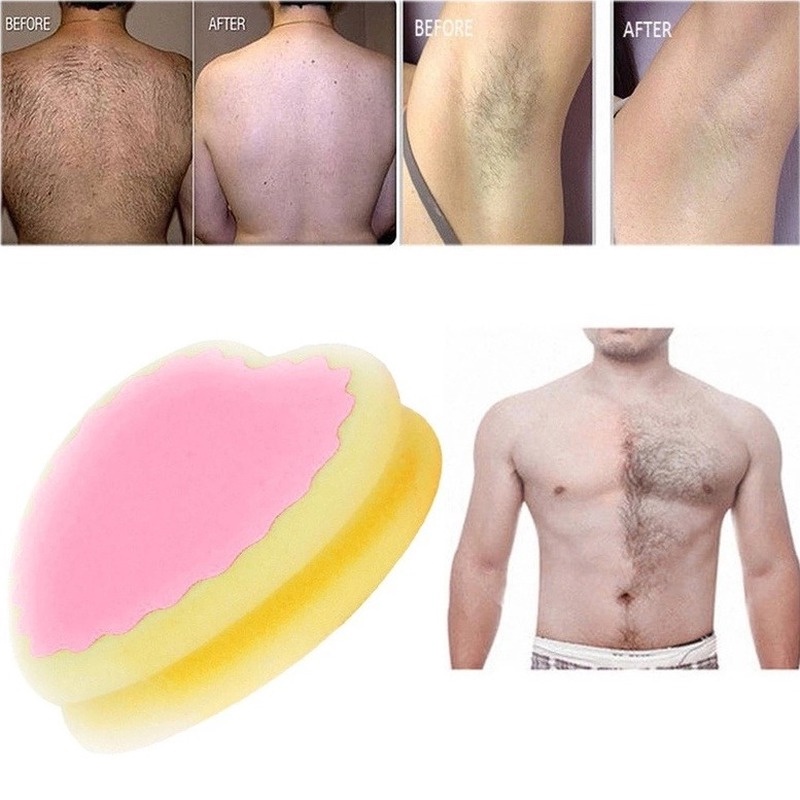 Miếng Bọt Biển Tẩy Lông Không Đau Hiệu Quả Có Thể Tái Sử Dụng Cho Nam Và Nữ