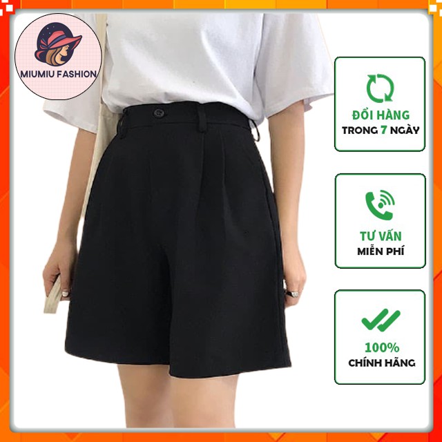 QUẦN SHORT LỬNG ỐNG RỘNG CẠP CAO, Quần lửng ống rộng nữ lưng cao [Quần ulzzang nữ ống rộng] | BigBuy360 - bigbuy360.vn