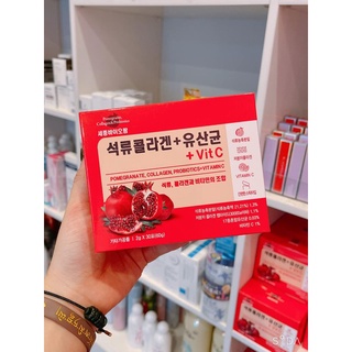 Bột uống collagen Lựu đỏ Hàn quốc + mẫu mới
