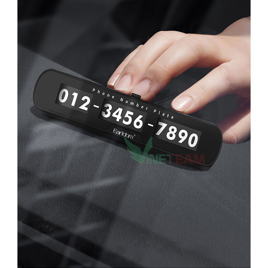 Thẻ đỗ xe để lại số điện thoại,tiện dụng,đẹp - Chính hãng Earldom EH46