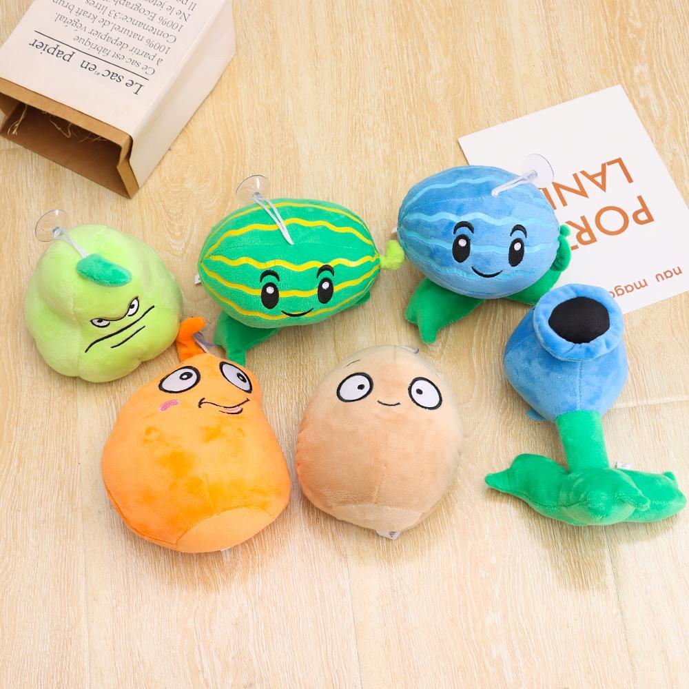 Búp Bê Nhồi Bông Hình Plants VS Zombies Màu Cầu Vồng