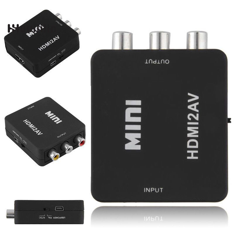 Bộ Chuyển Đổi Mini 1080p Hdmi Sang Rca Av Cvbs Cho Hdtv