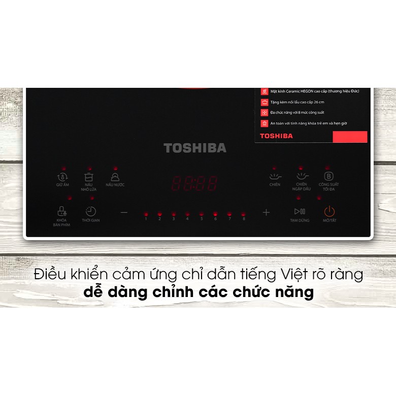 Bếp điện từ Toshiba IC-20S1PV - IC-20S2PV - IC-20S3PV - Hàng mới 100%, chính hãng mẫu mới 1.2021