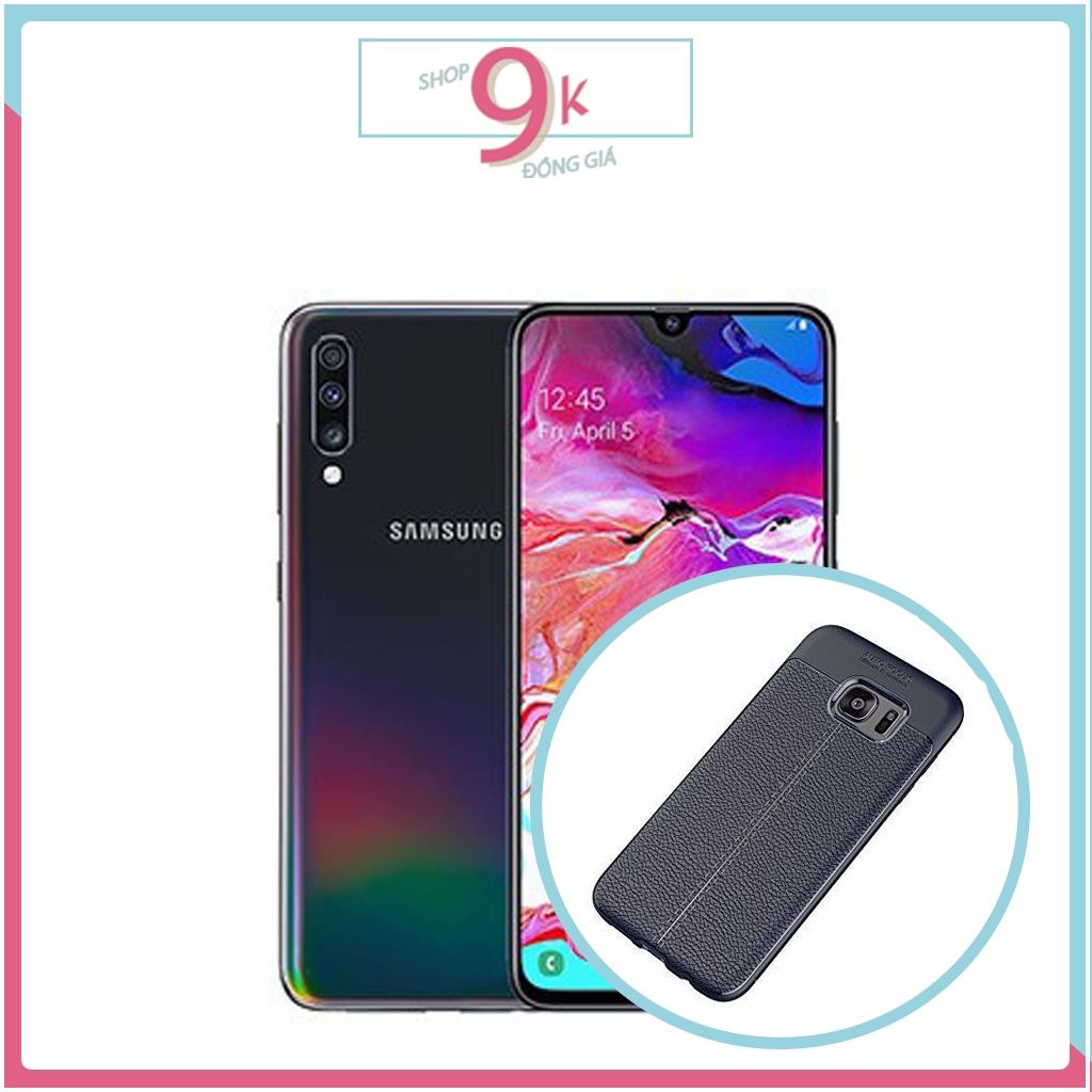Ốp dẻo đen AUTOFOCUS giả da cho SAMSUNG A70