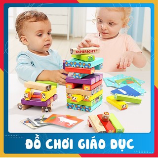 Bộ đồ chơi thanh rút gỗ cao cấp