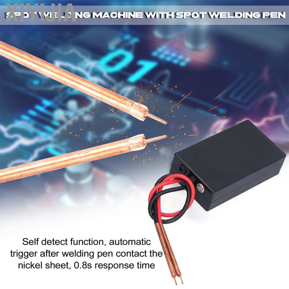 Xiyijia Spot Welder 18650 Battery Rechargeable Handheld Portable Machine with Heat Shrink Tube Nickel Sheet for Household